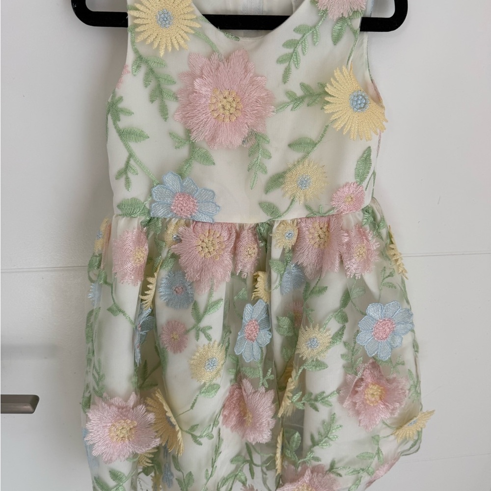 Floral Embroidered Dress